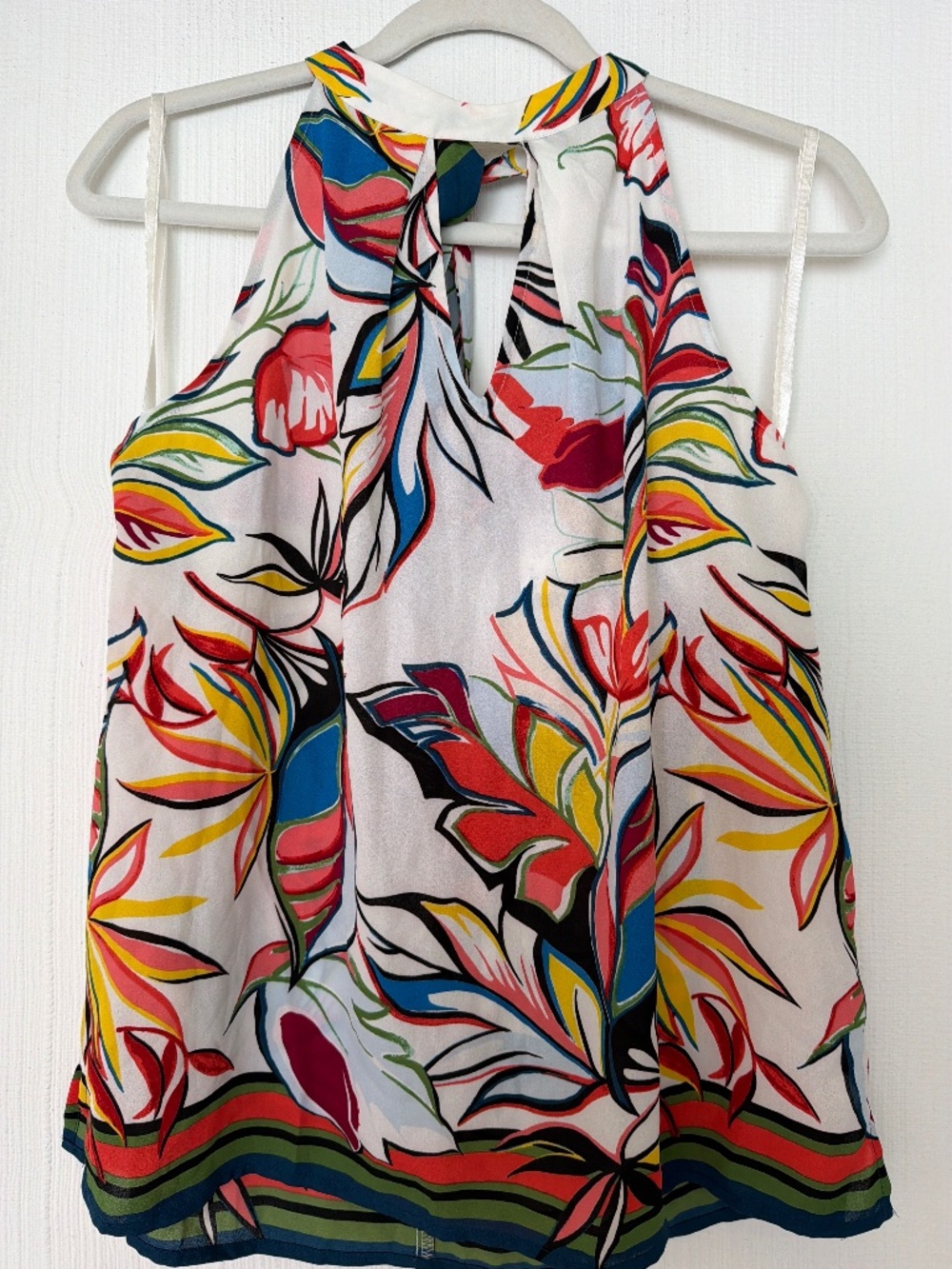 New York & Company Women’s Floral Halter Top Size Small NWT